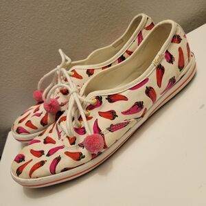 Keds x Kate Spade Spicy 🌶️ Chili Pom Pom Shoes